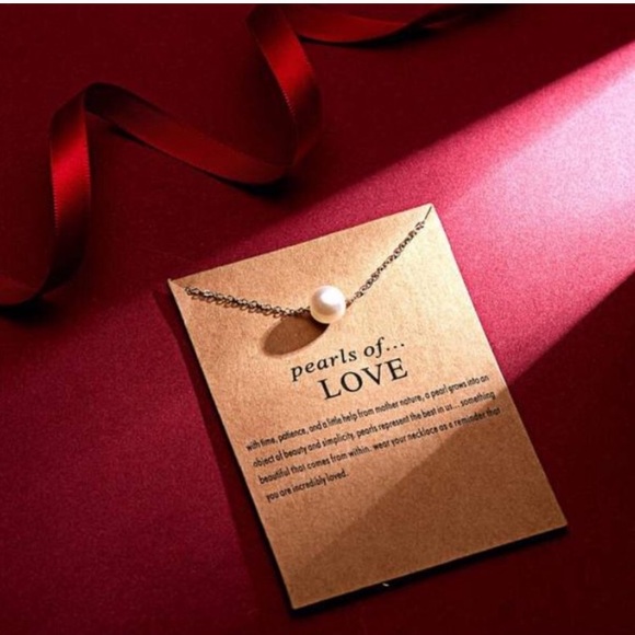 Gold Pearls of love necklace 4 for $20 - Picture 3 of 5